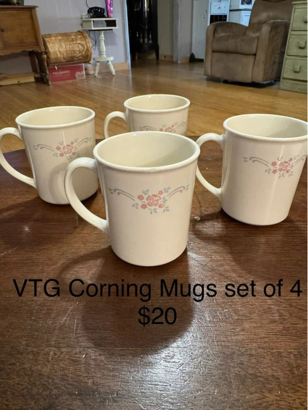 Vintage Corning mugs